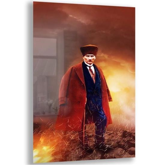 Atatürk Sözleri Cam Tablo