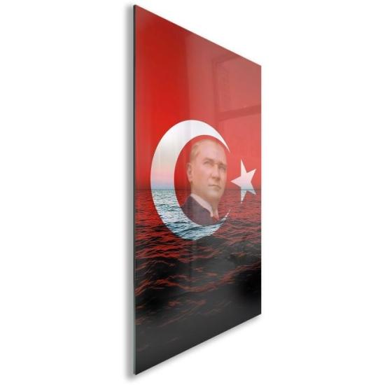 Atatürk Sözleri Cam Tablo