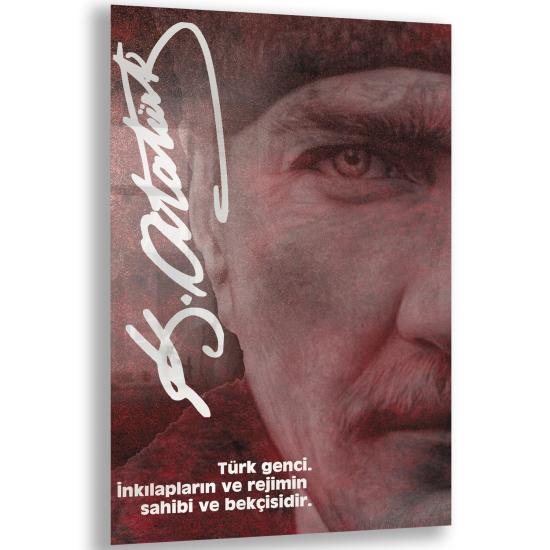 Atatürk Sözleri Cam Tablo