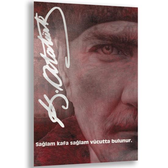Atatürk Sözleri Cam Tablo