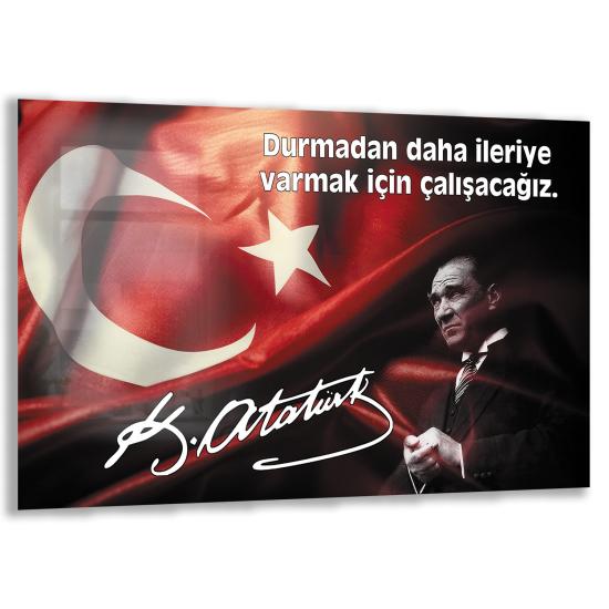 Atatürk Sözleri Cam Tablo