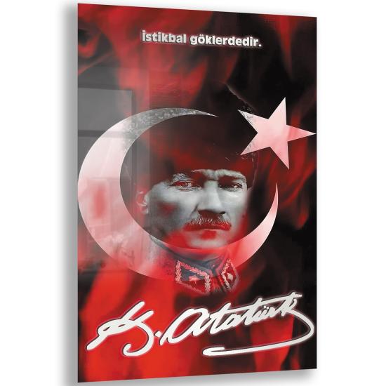 Atatürk Sözleri Cam Tablo
