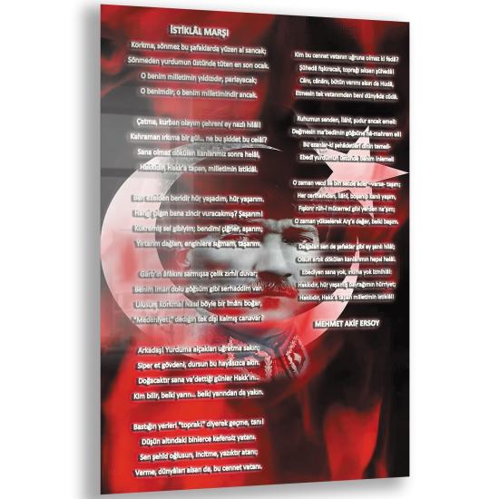 Atatürk Sözleri Cam Tablo