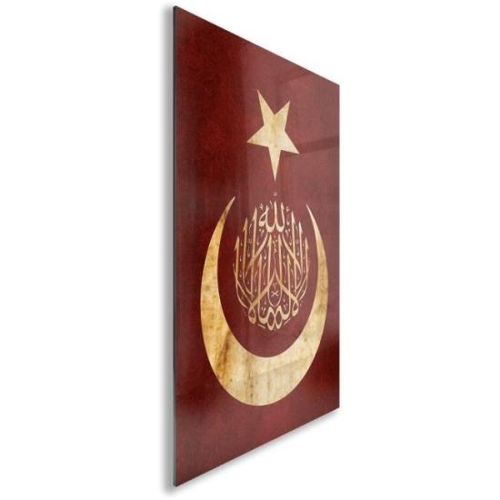 Osmanlı Figürlü Cam Tablo