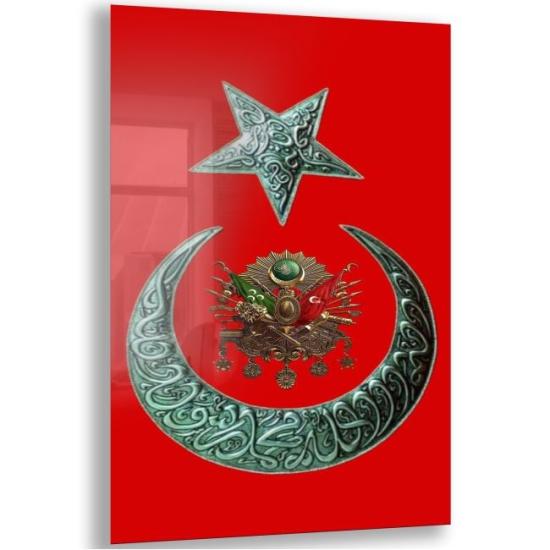 Osmanlı Figürlü Cam Tablo