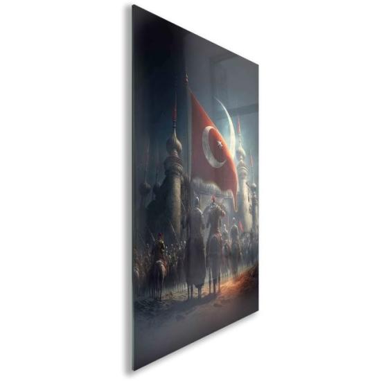 Osmanlı Figürlü Cam Tablo