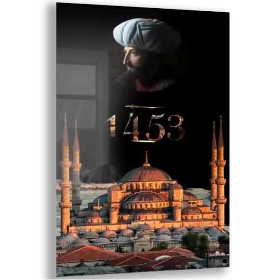 Osmanlı Figürlü Cam Tablo