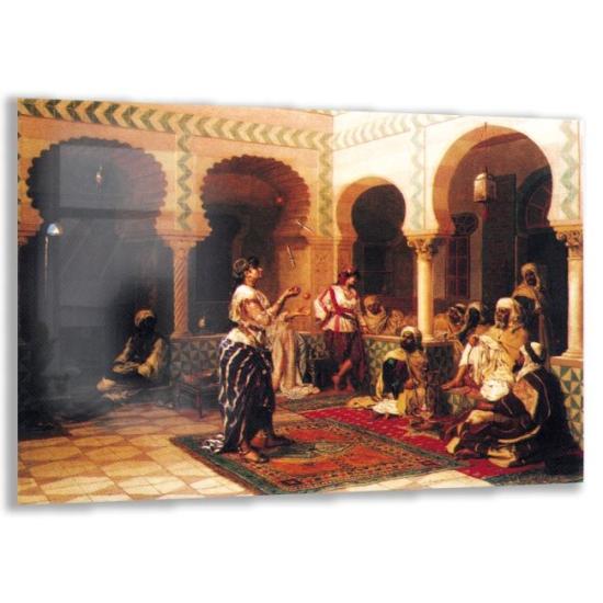 Osmanlı Figürlü Cam Tablo