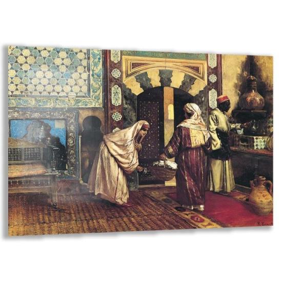 Osmanlı Figürlü Cam Tablo