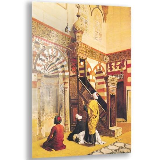 Osmanlı Figürlü Cam Tablo