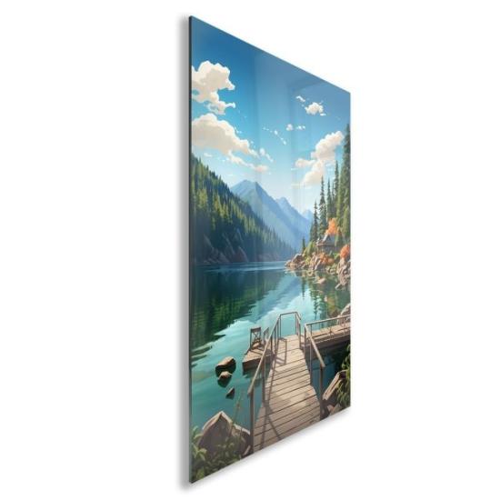 Doğa Manzaraları Cam Tablo