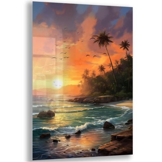 Doğa Manzaraları Cam Tablo