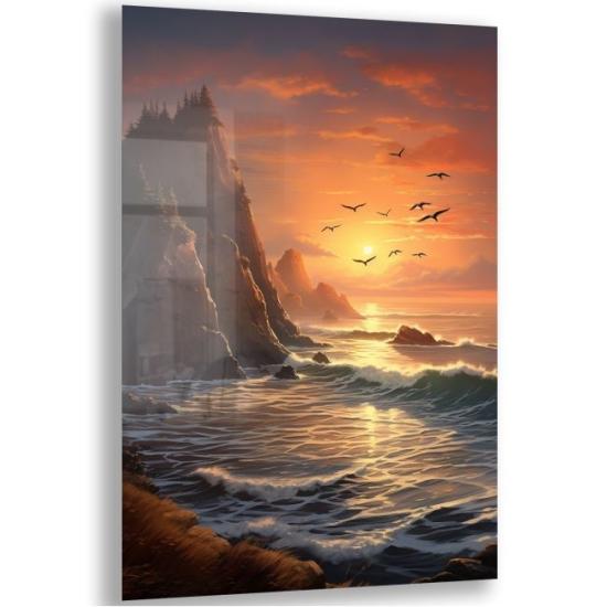 Doğa Manzaraları Cam Tablo