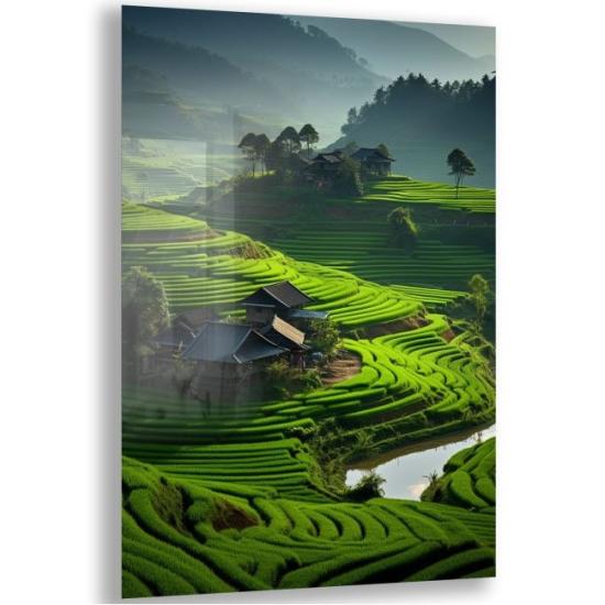 Doğa Manzaraları Cam Tablo