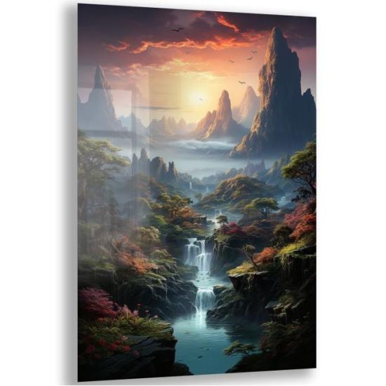 Doğa Manzaraları Cam Tablo