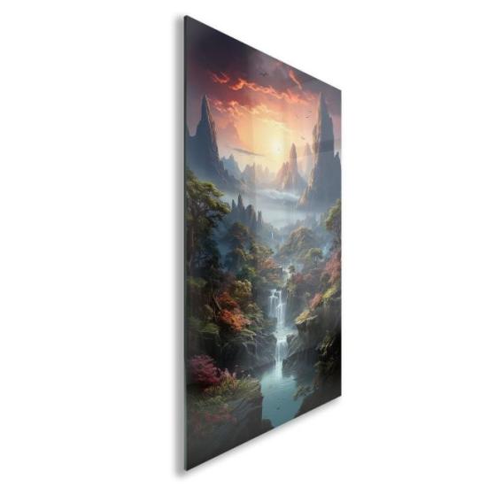 Doğa Manzaraları Cam Tablo