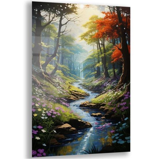 Doğa Manzaraları Cam Tablo