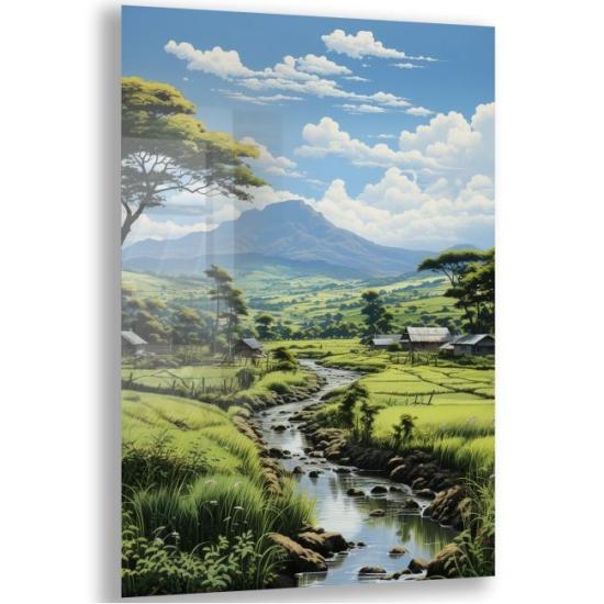 Doğa Manzaraları Cam Tablo