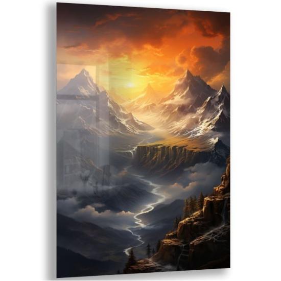 Doğa Manzaraları Cam Tablo