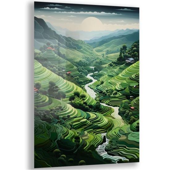 Doğa Manzaraları Cam Tablo