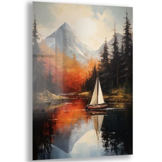 Doğa Manzaraları Cam Tablo