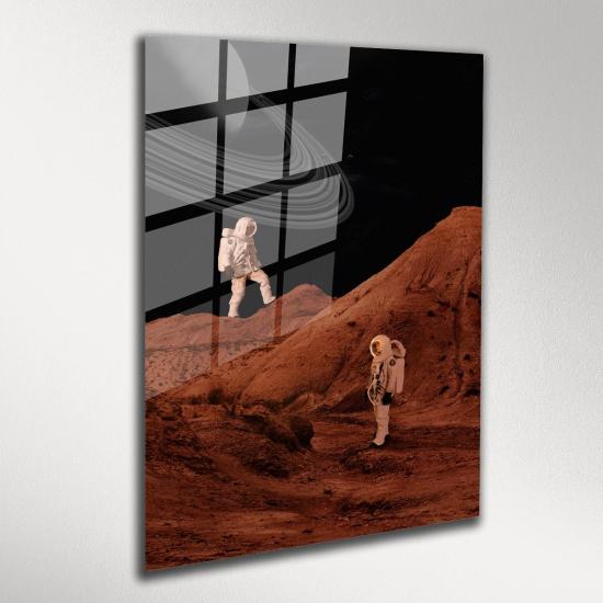 Dikey Marsta Astronot Cam Tablo