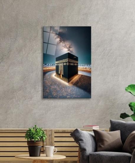 Kabe Yapay Zeka Tasarımlı Modern Cam Tablo