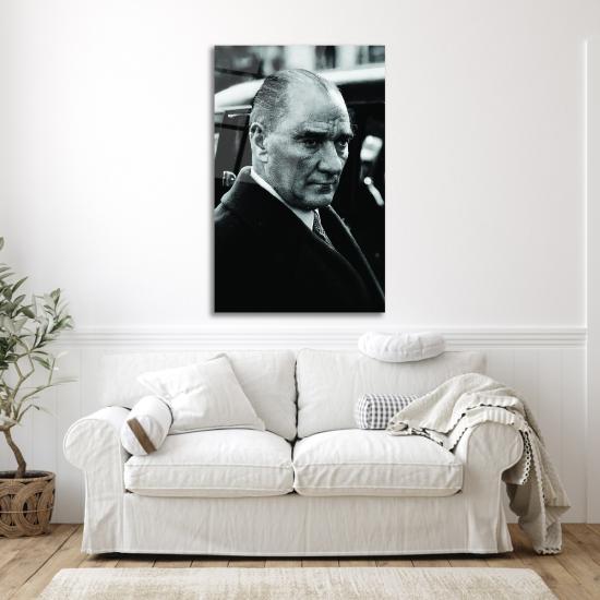 Atatürk Görseli Cam Tablo