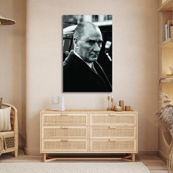 Atatürk Görseli Cam Tablo
