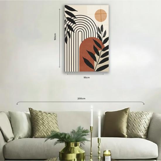 Dikey Minimalist Çizgili Duvar Dekoru