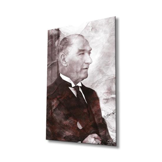 Atatürk & Bayrak Cam Tablo