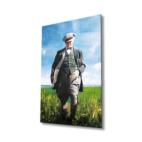 Atatürk & Bayrak Cam Tablo