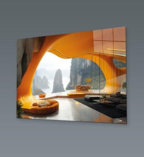 Sonsuzluk Penceresi Cam Tablo