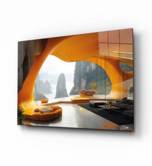 Sonsuzluk Penceresi Cam Tablo