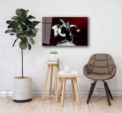 Yatay Atatürk ve 100. Yıl Temalı Cam Tablo
