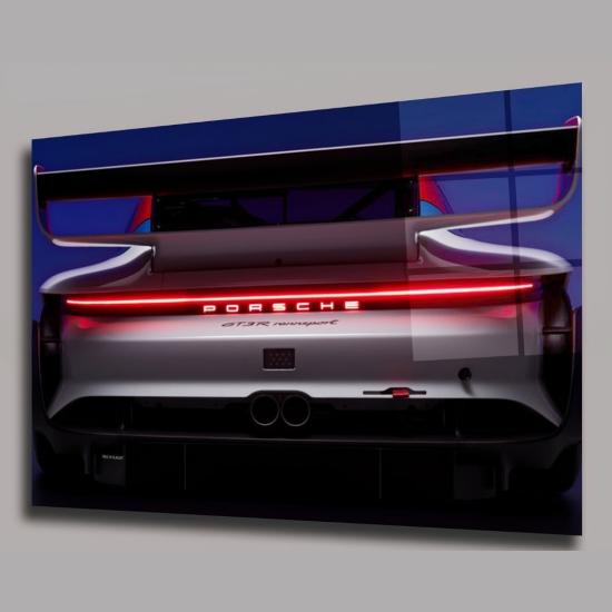 Porsche GT3R Arka Görünüm Cam Tablo