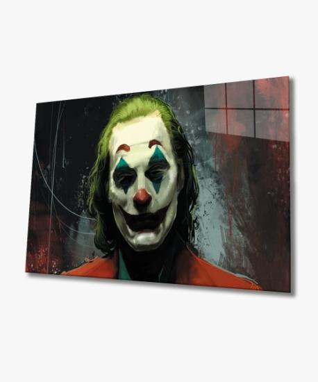 Joker Figürlü Cam Tablo